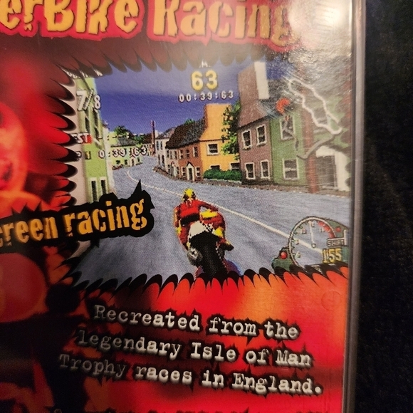 Vintage 1997 Sega Saturn Manx TT Super Bike Racing Video Game Rated K-A Everyone - Picture 11 of 14